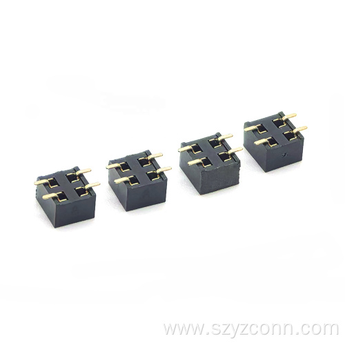 2.54mm Pitch Female Header Connector 4P